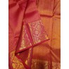 Pure Kanjivaram Silk Saree  - Hot Pink