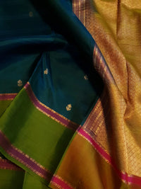 Light weight Kanjivaram Silk Saree - Green