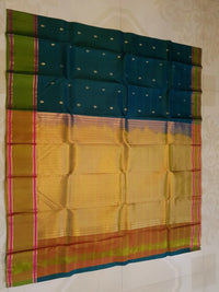 Light weight Kanjivaram Silk Saree - Green