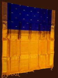 Handloom Silkcotton - Royal Blue