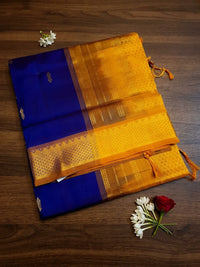 Handloom Silkcotton - Royal Blue