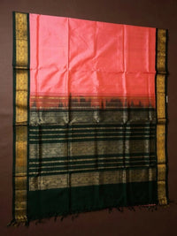 Handloom Silkcotton - Coral Pink