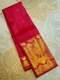 2Gram Pure Kanjivaram Silk Saree - Pink | Silkmark Certified