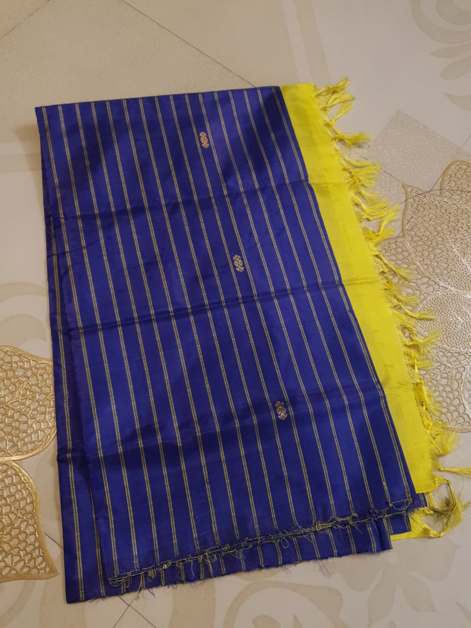 Banana Pith Handloom Silk Saree
