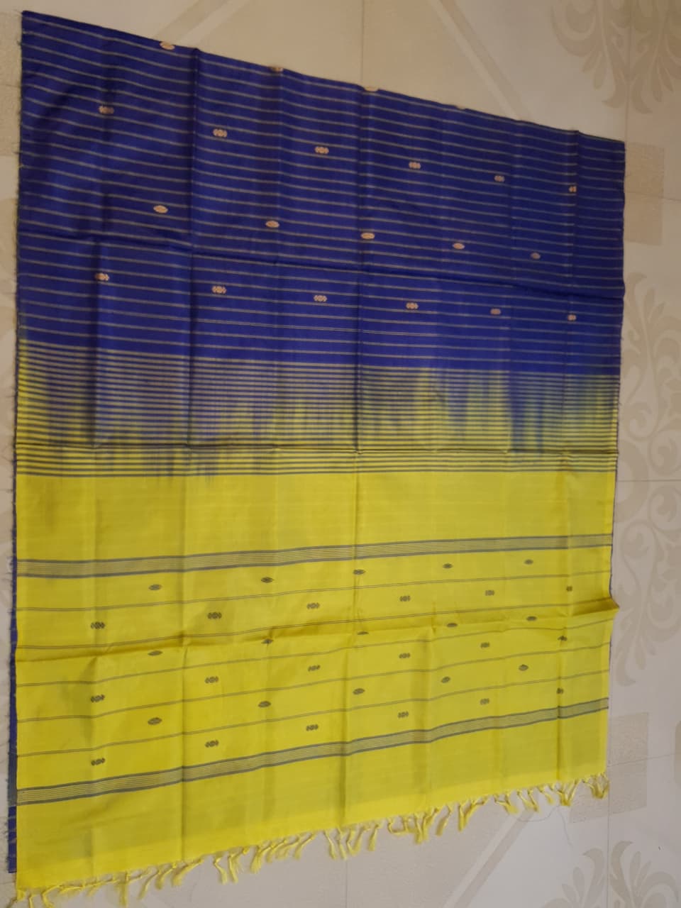 Banana Pith Handloom Silk Saree
