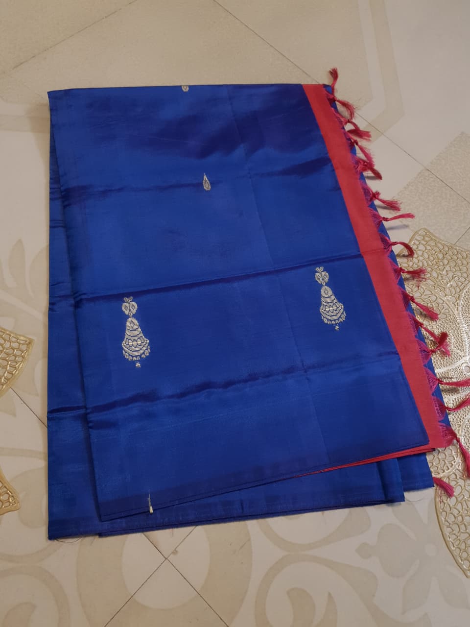Banana Pith Handloom Silk Saree