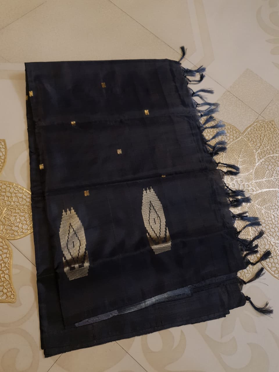 Banana Pith Handloom Silk Saree