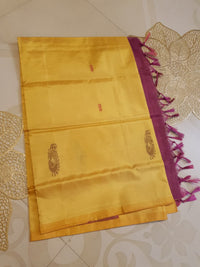 Banana Pith Handloom Silk Saree