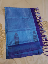 Banana Pith Handloom Silk Saree