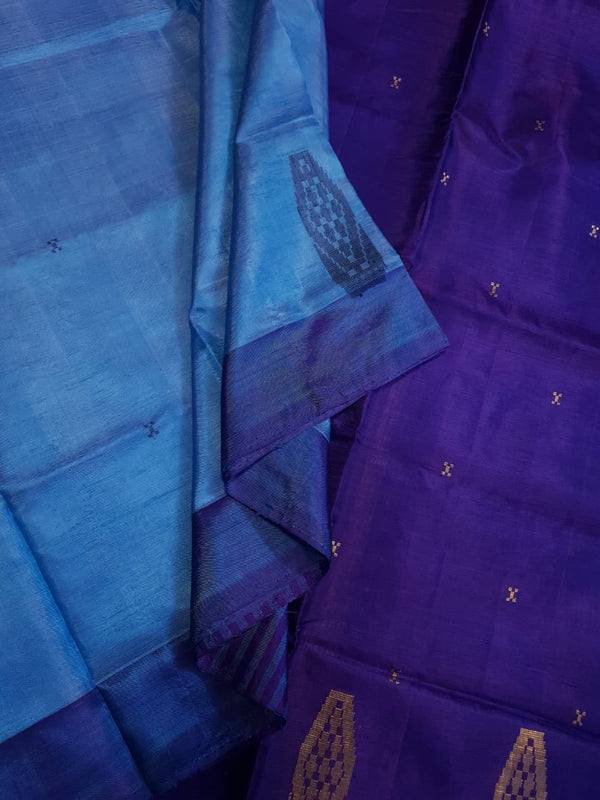 Banana Pith Handloom Silk Saree