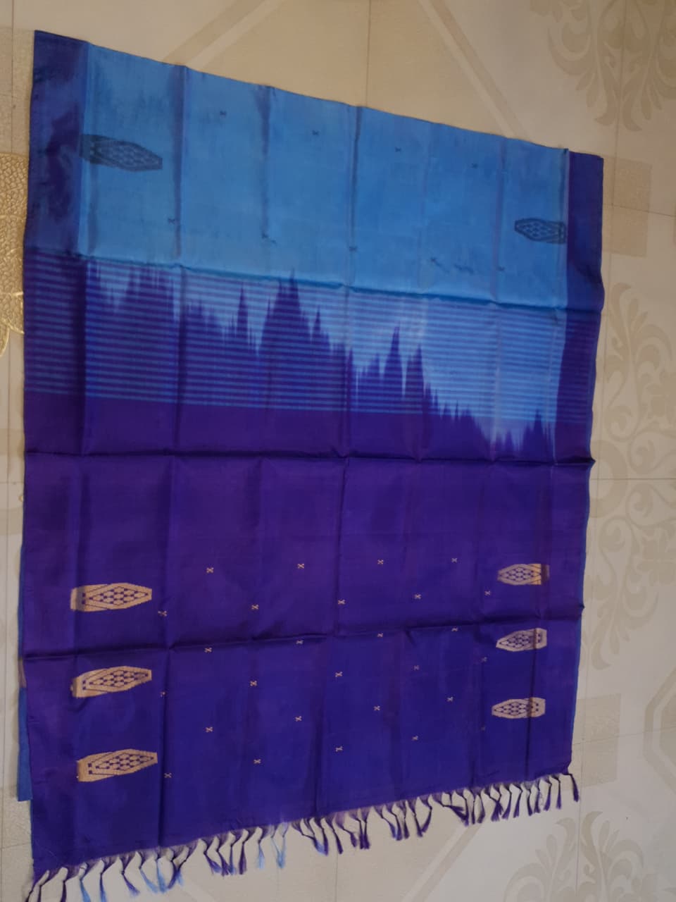 Banana Pith Handloom Silk Saree