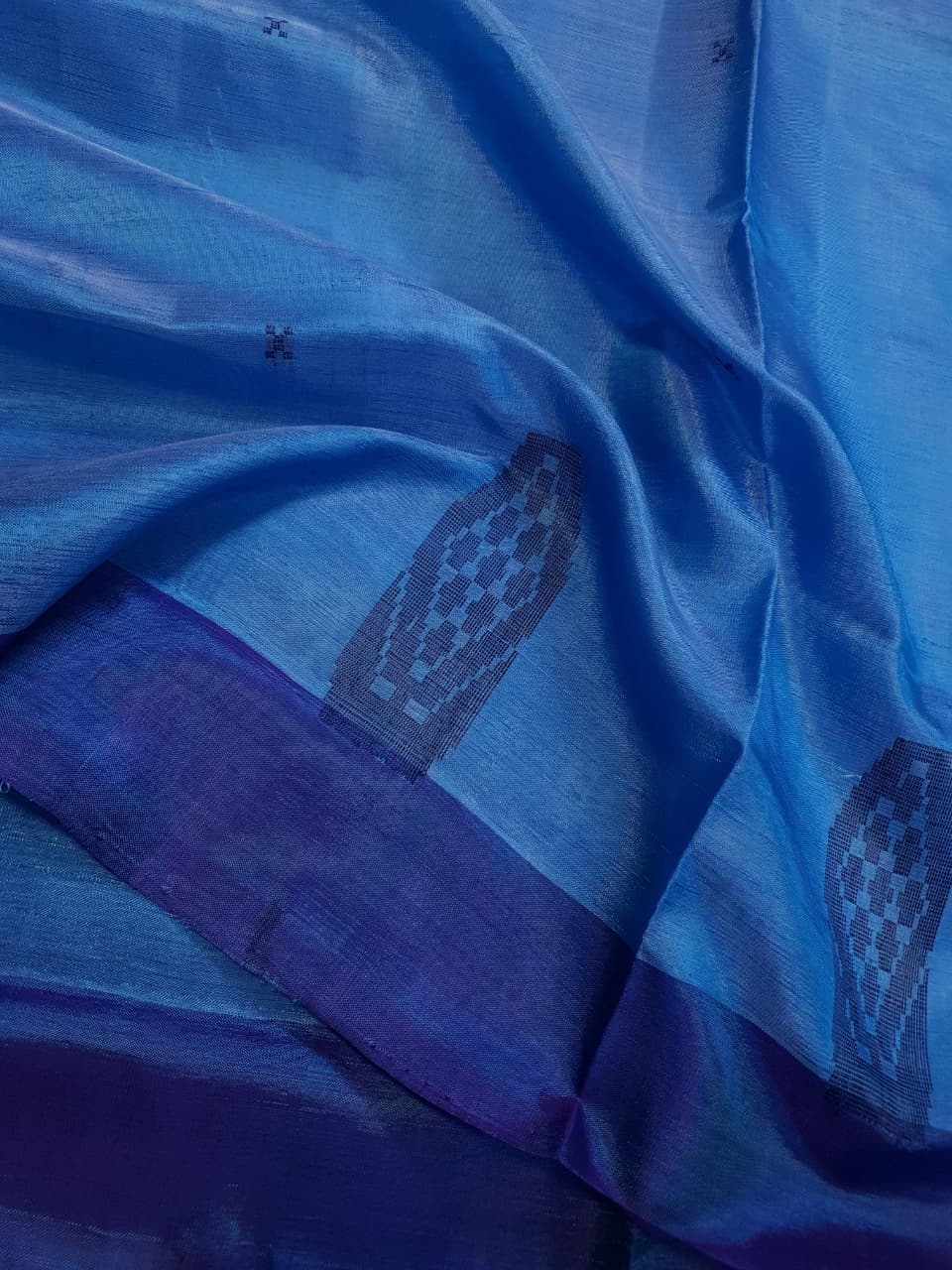 Banana Pith Handloom Silk Saree