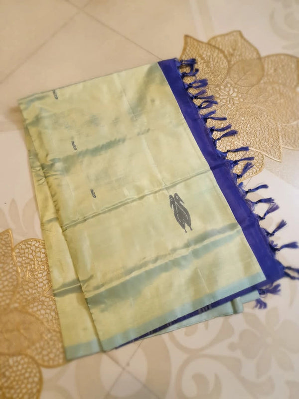 Banana Pith Handloom Silk Saree