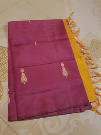 Banana Pith Handloom Silk Saree -