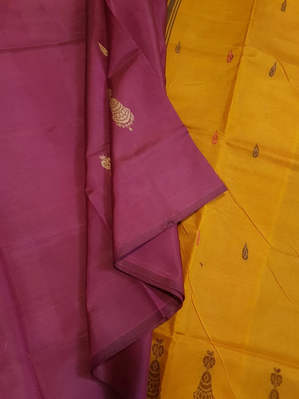 Banana Pith Handloom Silk Saree -