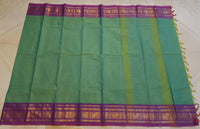 Pure Kanchi Cotton Saree - Green