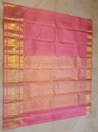 2Gram Pure Kanjivaram Silk Saree - Pink | Silkmark Certified