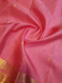 2Gram Pure Kanjivaram Silk Saree - Pink | Silkmark Certified