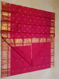 2Gram Pure Kanjivaram Silk Saree - Pink | Silkmark Certified