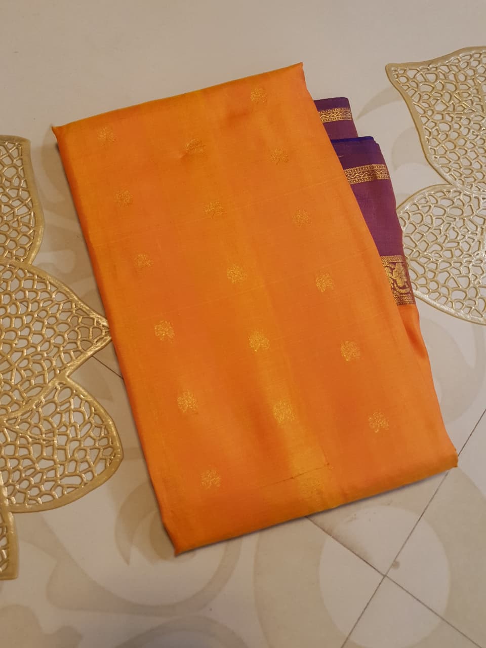 Lightweight Kanjivaram Silk Saree with Rich Pallu & Blouse | Perfect for Gifting | Traditional Silk Saree - Yellow