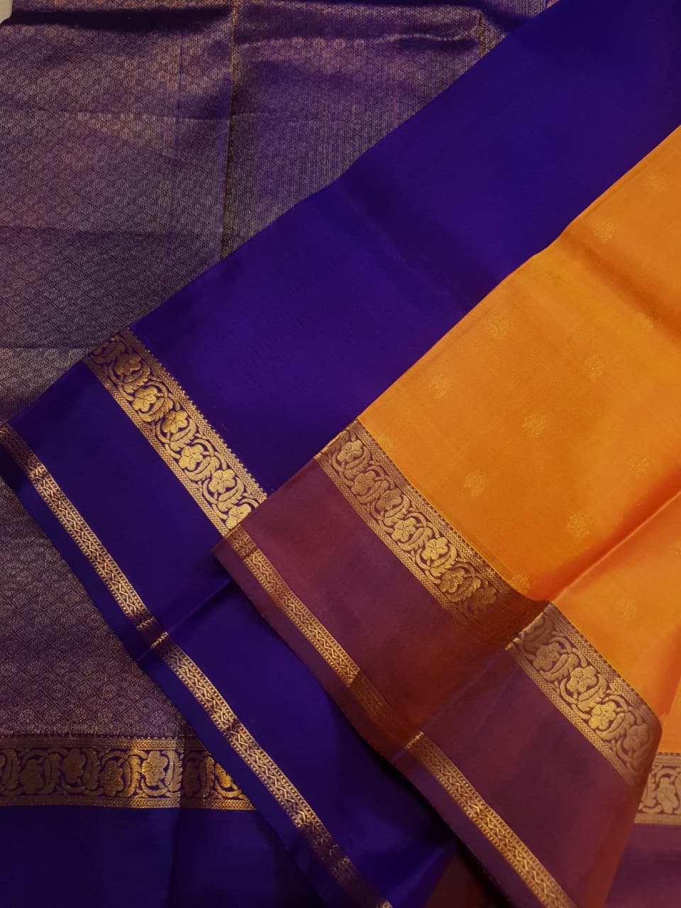 Lightweight Kanjivaram Silk Saree with Rich Pallu & Blouse | Perfect for Gifting | Traditional Silk Saree - Yellow