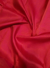 2G Pure Kanjivaram Silk Saree in Rich Rani Pink with Fine Gold Zari & Traditional Zari Pallu | Silkmark Certified