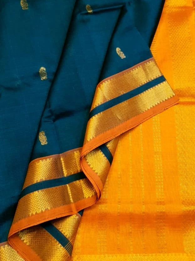 Handloom Silkcotton - Green