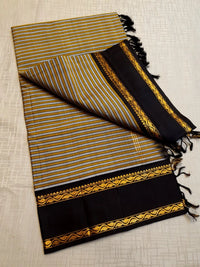 Handloom Silkcotton - Silver Grey