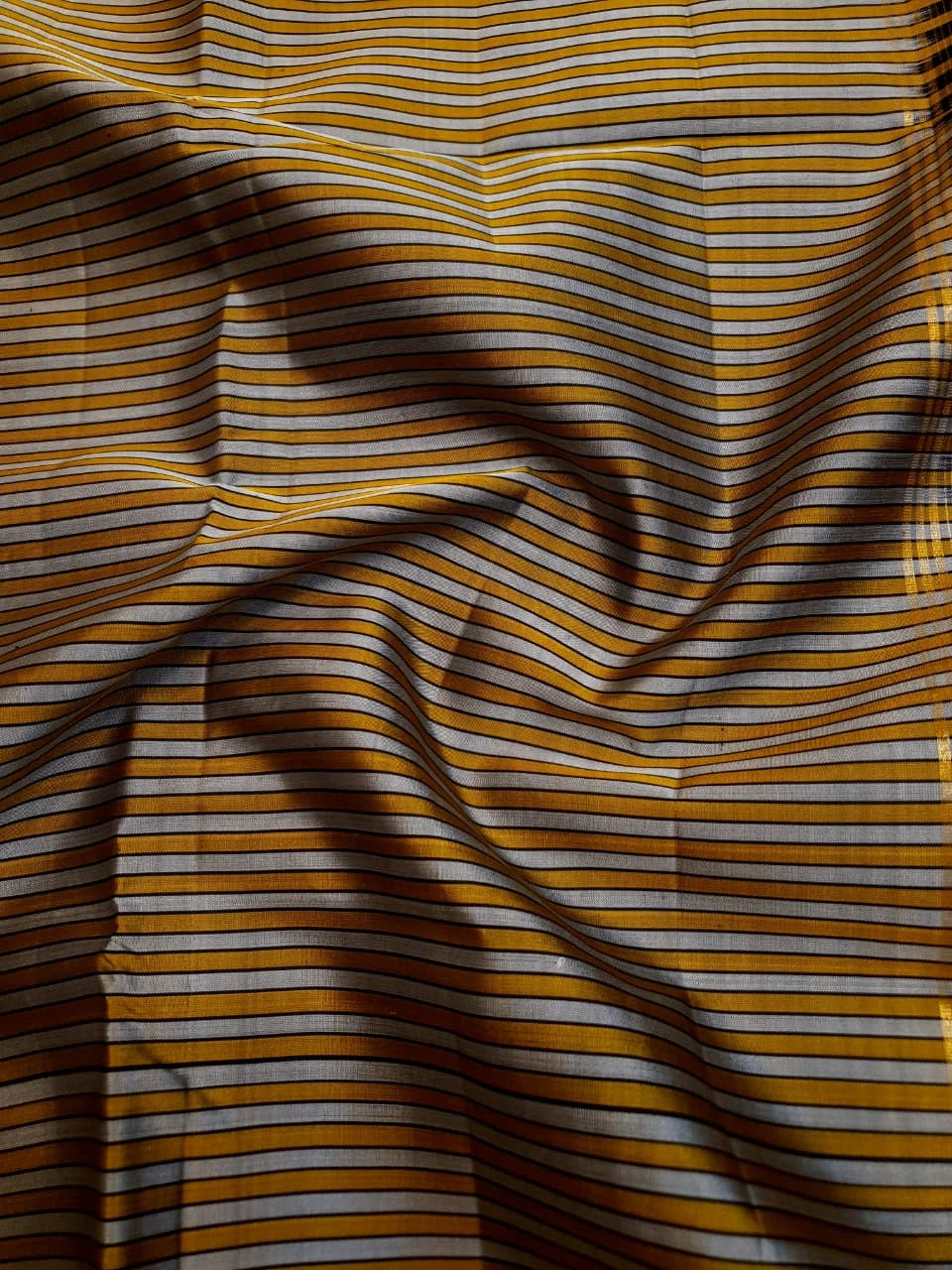 Handloom Silkcotton - Silver Grey