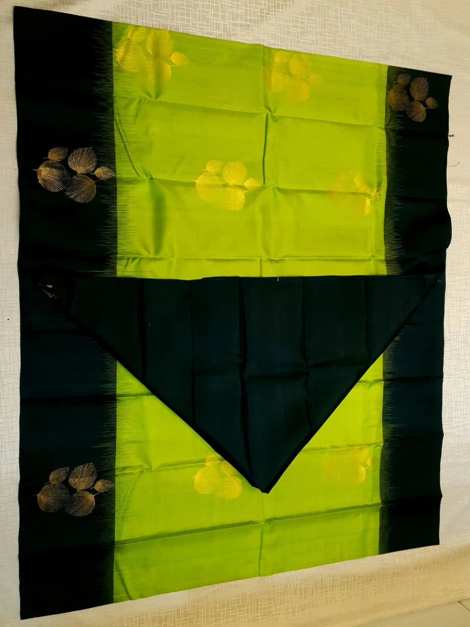 Handloom Silkcotton - Green