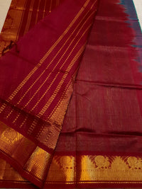 Handloom Silkcotton - Teal Green