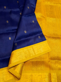 Handloom Silkcotton - Dark Blue