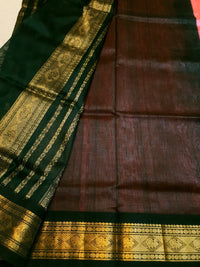 Handloom Silkcotton - Dark Blue
