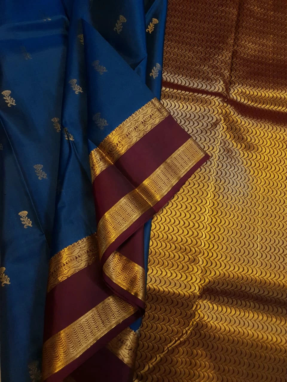 Lightweight Kanjivaram Silk - Blue