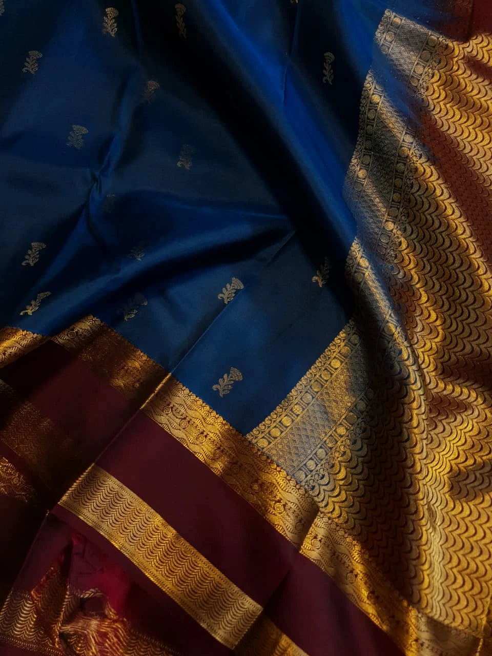 Lightweight Kanjivaram Silk - Blue