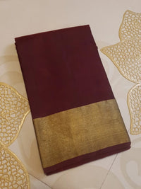 Lightweight Kanjivaram Silk - Brown
