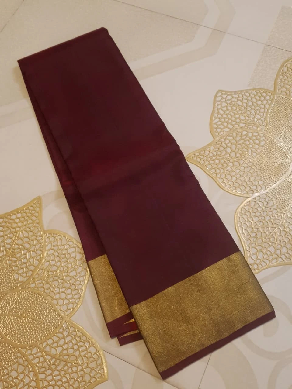 Lightweight Kanjivaram Silk - Brown