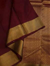 Lightweight Kanjivaram Silk - Brown