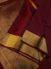 Lightweight Kanjivaram Silk - Brown