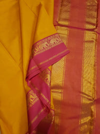 Lightweight Kanjivaram Silk - Mango Yellow