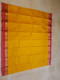 Lightweight Kanjivaram Silk - Mango Yellow