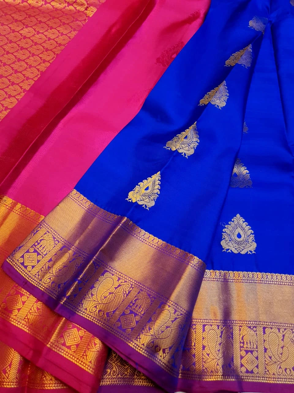 Lightweight Kanjivaram Silk - Blue