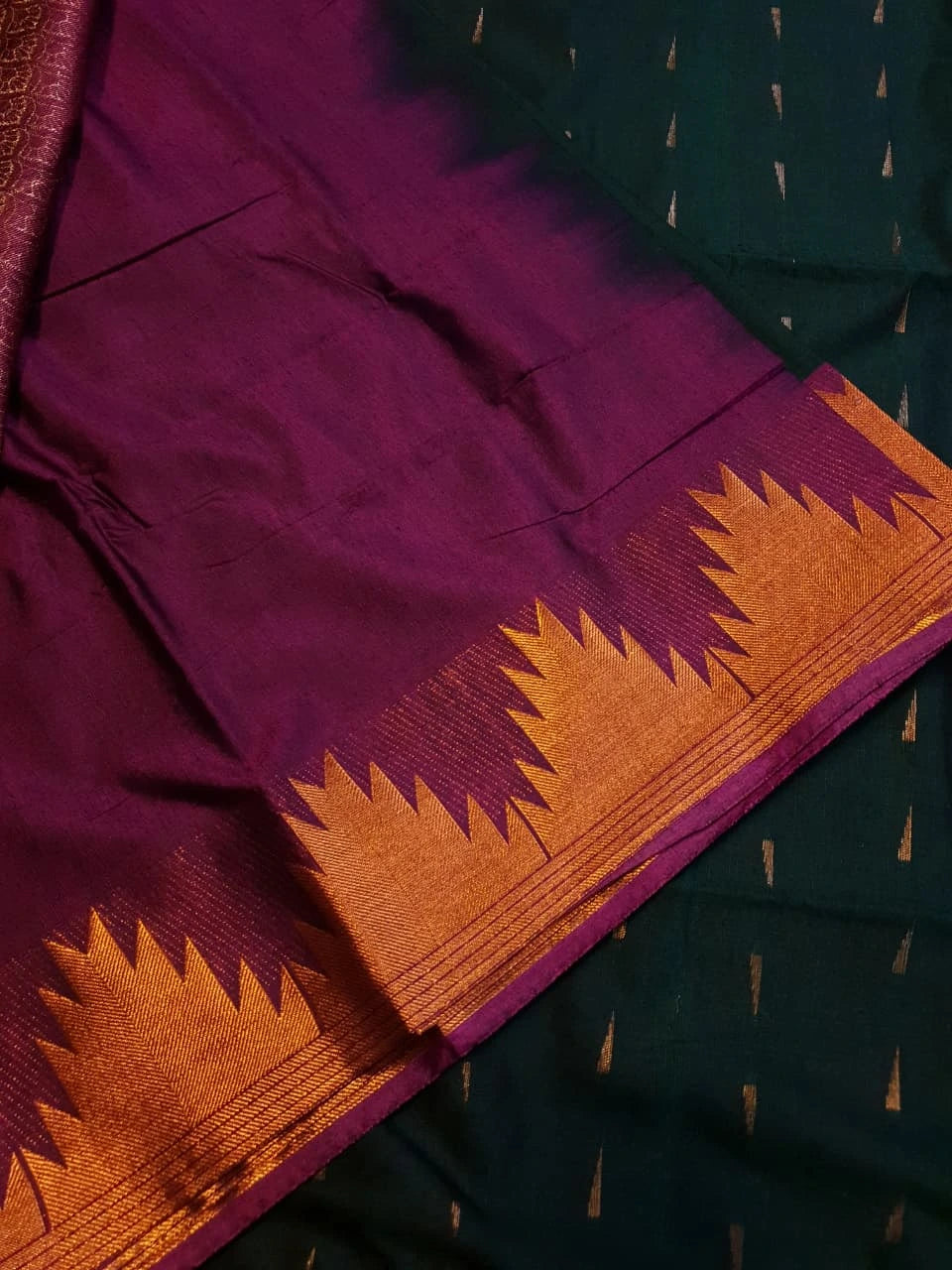 Semi Soft Silks Saree - Green