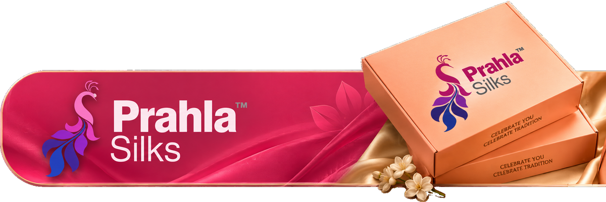 Prahla Silks luxury gift box banner