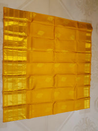 2Gram Pure Kanjivaram Silk Saree - Yellow | Silkmark Certified