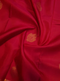 2Gram Pure Kanjivaram Silk Saree - Red | Silkmark Certified