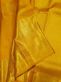 2Gram Pure Kanjivaram Silk Saree - Yellow | Silkmark Certified