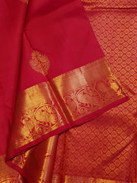 2Gram Pure Kanjivaram Silk Saree - Red | Silkmark Certified